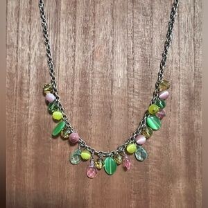 Vintage Costume Jewelry Necklace measures 20”